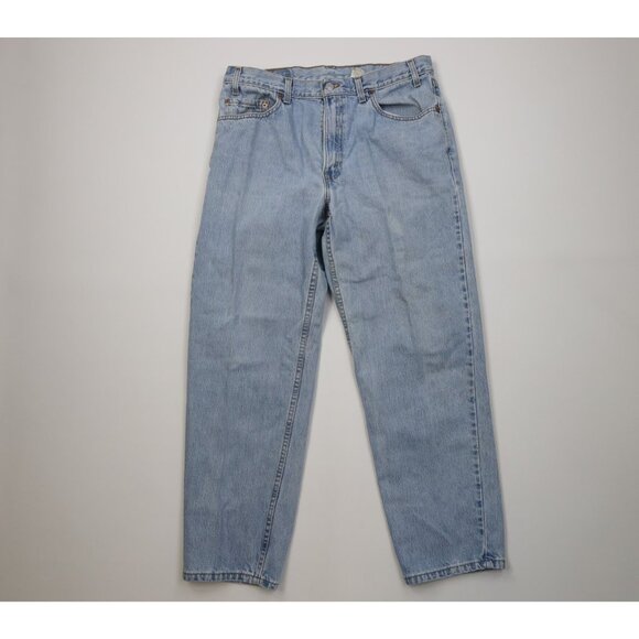Vintage 90s Levis 550 Mens Size 36x30 Faded Relaxed Fit Denim Jeans Blue USA